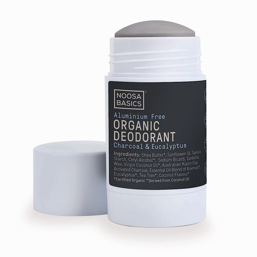 Noosa Basics Deodorant Stick Activated Charcoal 60g